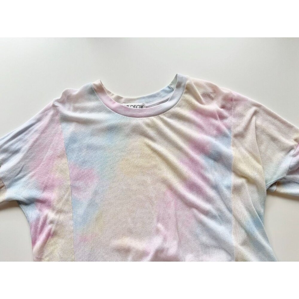 WILDFOX Aura Tie Dye Jersey Relaxed Oversized Dolman Sweatshirt, Size S - Picture 7 of 15